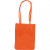 Schultertasche , Größe 20 cm, B 15 cm, Orange, 4Stck., Stärke: 7 cm [HOB-499420]