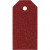 Geschenkanhänger, Größe 5x10 cm,  300 g, Rot, 15Stck. [HOB-50997]