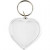 Schlüsselanhänger, Herz, Größe 40x40 mm, 25Stck. [HOB-51274]