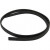 Lederband-Imitat, B 10 mm, Stärke: 3 mm, Schwarz, 1m [HOB-51493]