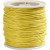Baumwollband, Stärke: 1 mm, Gelb, 40m [HOB-51569]