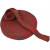Strickschlauch, B 30 mm, Weihnachtsrot/Grau, 10m [HOB-53131]