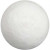 Kugel, D: 20 mm, Weiß, Baumwolle, 300Stck. [HOB-54003]
