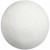Kugel, D: 25 mm, Weiß, Baumwolle, 250Stck. [HOB-54004]