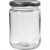 Aufbewahrungsglas, H 11 cm, D: 7,5 cm, Transparent, 6Stck., 370 ml [HOB-55911]