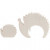 2in1 - Holzfigur, Igel, H 4+8 cm, B 5+10 cm, Sperrholz, 1Set, Tiefe 1,2 cm [HOB-56154]