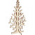 Weihnachtsbaum, H 20 cm, B 12 cm, Sperrholz, 1Stck [HOB-56171]