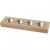 Teelichthalter, Größe 25x7 cm, H 2,5 cm, MDF, 1Stck [HOB-56707]