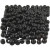 Holzperlen, D: 5 mm, Lochgröße 1,5 mm, Schwarz, 6g, ca. 150 Stck [HOB-570395]