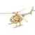 3D Puzzle, Helikopter, Größe 26,5x14x26 cm, Sperrholz, 1Stck [HOB-57857]