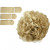 Tissue Pompons, D: 20+24+30 cm, 16 g, 3 pcs, gold [HOB-590029]
