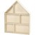 Schaukasten, Haus, H 45 cm, B 35 cm, Sperrholz, 1Stck [HOB-59229]
