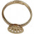Sieve Rings, D: 17-20 mm, 15 pcs, gold-plated [HOB-60715]