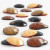Cabochons, D: 14 mm, Stärke: 4 mm, Brauntöne, 24sort. [HOB-68017]