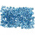 Rocailleperle, Größe 8/0 , D: 3 mm, Türkis transparent, 25g, Lochgröße 0,6-1,0 mm [HOB-682201]