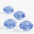 Glasperlen, Größe 9x14 mm, Lochgröße 4 mm, Blau, 4Stck. [HOB-68947]