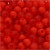 Kunststoffperlen, D: 6 mm, Lochgröße 2 mm, Orange, 40g, ca. 150 Stck [HOB-69590]
