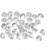 Tropfenperlen, D: 6 mm, Lochgröße 1,5 mm, Transparent, 120g, ca. 580 Stck [HOB-69660]
