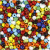 Rocailleperlen-Mix, Größe 6/0 , D: 4 mm, Sortierte Farben, Multi-Color, 1000g, Lochgröße 0,9-1,2 mm [HOB-69670]
