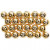 Wachsperlen, D: 8 mm, Lochgröße 1 mm, Gold, 50Stck. [HOB-698221]