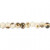 Pottery Beads, D: 10 mm, Lochgröße 2 mm, Creme, Rund, 24Stck. [HOB-69957]