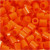 Bügelperlen, Größe 5x5 mm, Lochgröße 2,5 mm, Orange (13), medium, 1100Stck. [HOB-751130]