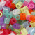 Bügelperlen, Größe 5x5 mm, Lochgröße 2,5 mm, Glitter Farben, Medium, 5000sort. [HOB-75242]