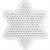 Steckplatte, D: 10 cm, Kleiner Stern, 10Stck. [HOB-753061]