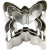 Ausstechformen , größte Größe 40x40 mm, Schmetterling, 3Stck. [HOB-78788]