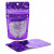 Standbodenbeutel Transparent/Violet 7,9x5,1x13cm | 28 Gramm (100 Stück) [ZBGB1VL]