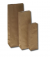 Blockbodenbeutel Kraft Braun 8x5x25cm fettdichtes Futter 60 + 40 g/m² (100 Stück) [PABB825]