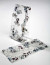 Bedruckte Beutel Schneeman 8,9x5,1x19,1cm mit Seitenfalten (100 Stück) [G3SNM]
