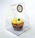 Beutel-Set für 1 Cupcake 10,2x10,2x22,9cm mit Bodenblatt (100 Stück) [CBG4XL]