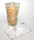 Standbodenbeutel Transparent/Silber 19x11,5x29,5cm | 397 Gramm (100 Stück) [ZBGS6H11]