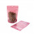 Standbodenbeutel Reispapier Rosa 13x7,9x20,6cm | 113 Gramm (100 Stück) [ZBGR3HR]