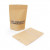 Standbodenbeutel Kraft 15x9x23cm mit Fenster und Rundes Aufhängeloch (100 Stück) [ZBGW7KH]