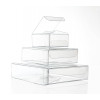 Giftboxes Crystal Clear 7.6 x 7.6 x 17.8cm (25 Pieces) [VB300]