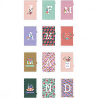 Index divider, A5 150x210 mm, 1 pc, gold, coral, red [HOB-192656]