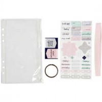 Plastic pouch with accessories, A5 14x21.5 cm, 1 pc [HOB-192661]