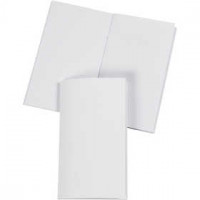 Notebook, size 9.5x16.6 cm, 100 g, 1 pc, white [HOB-192666]