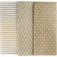 Seidenpapier, Blatt 50x70 cm,  17 g, Gold, 6Bl. [HOB-200894]