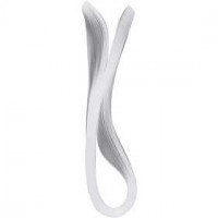 Quillingstreifen, B 5 mm, L 78 cm, Weiß, 100Stck., 120 g [HOB-20798]