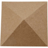 Pyramide, Größe 10x10 cm, H 4 cm, 4Stck. [HOB-26359]