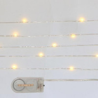 Kupfer LED-licht 20 LED warm Weiß auf 2xCR2032 (1 St.) [IFS-30142]