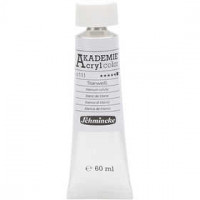 Schmincke AKADEMIE® Acrylfarbe, Titanweiß (111), Opak, , 60ml [HOB-318500]