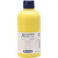 Schmincke AKADEMIE® Acrylfarbe, Primär Gelb (224), Halb-opak, Gut lichtech, 500ml [HOB-31855]