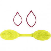 3D Silikon-Form, Größe 28x48 mm, Blatt, 1Stck [HOB-37140]