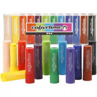 Soft Color Stick,  10 g, L 8 cm, Sortierte Farben, 12Stck. [HOB-38135]