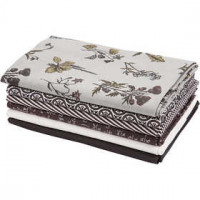 Baumwollstoff - Sortiment, B 70 cm,  140 g/qm, 6x70cm [HOB-44075]