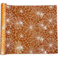Tischläufer, B 29 cm, L 3,5 m, Orange, Halloween, 1Rolle [HOB-44648]